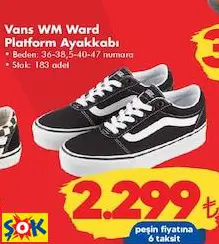 VANS WM WARD PLATFORM AYAKKABI VANS WM WARD PLATFORM AYAKKABI
